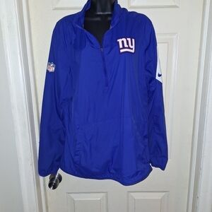 NFL pullover windbreaker size large